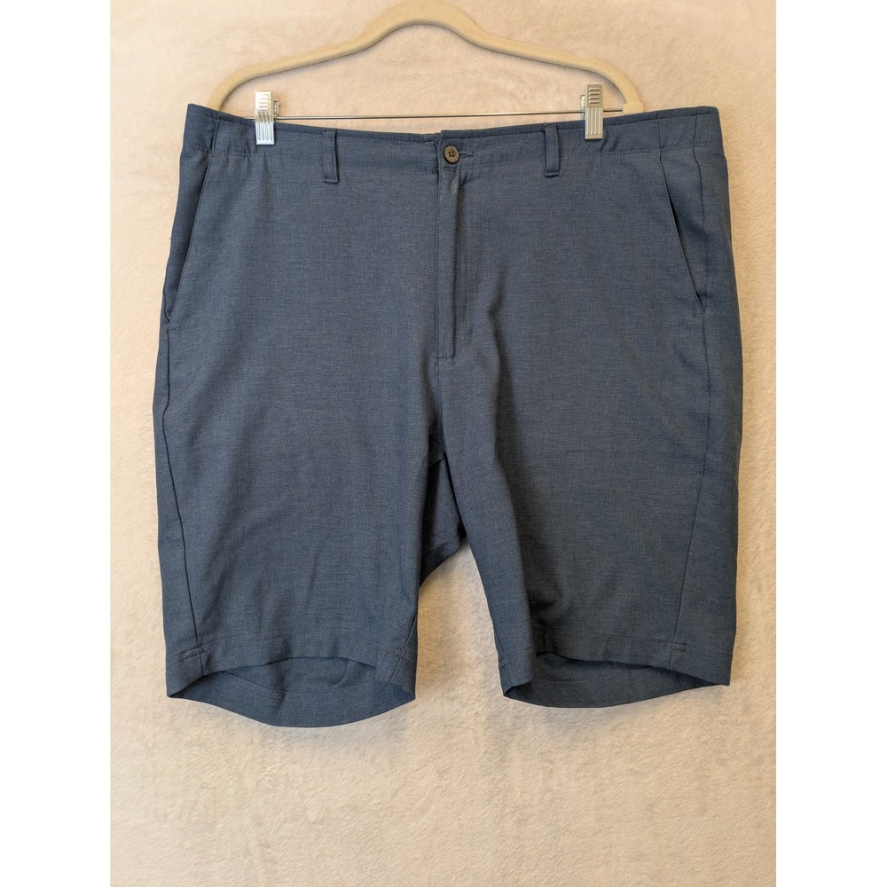 Pebble Beach Mens Dry-Luxe Performance Golf Shorts Blue Heather Size 38‎ 1279598